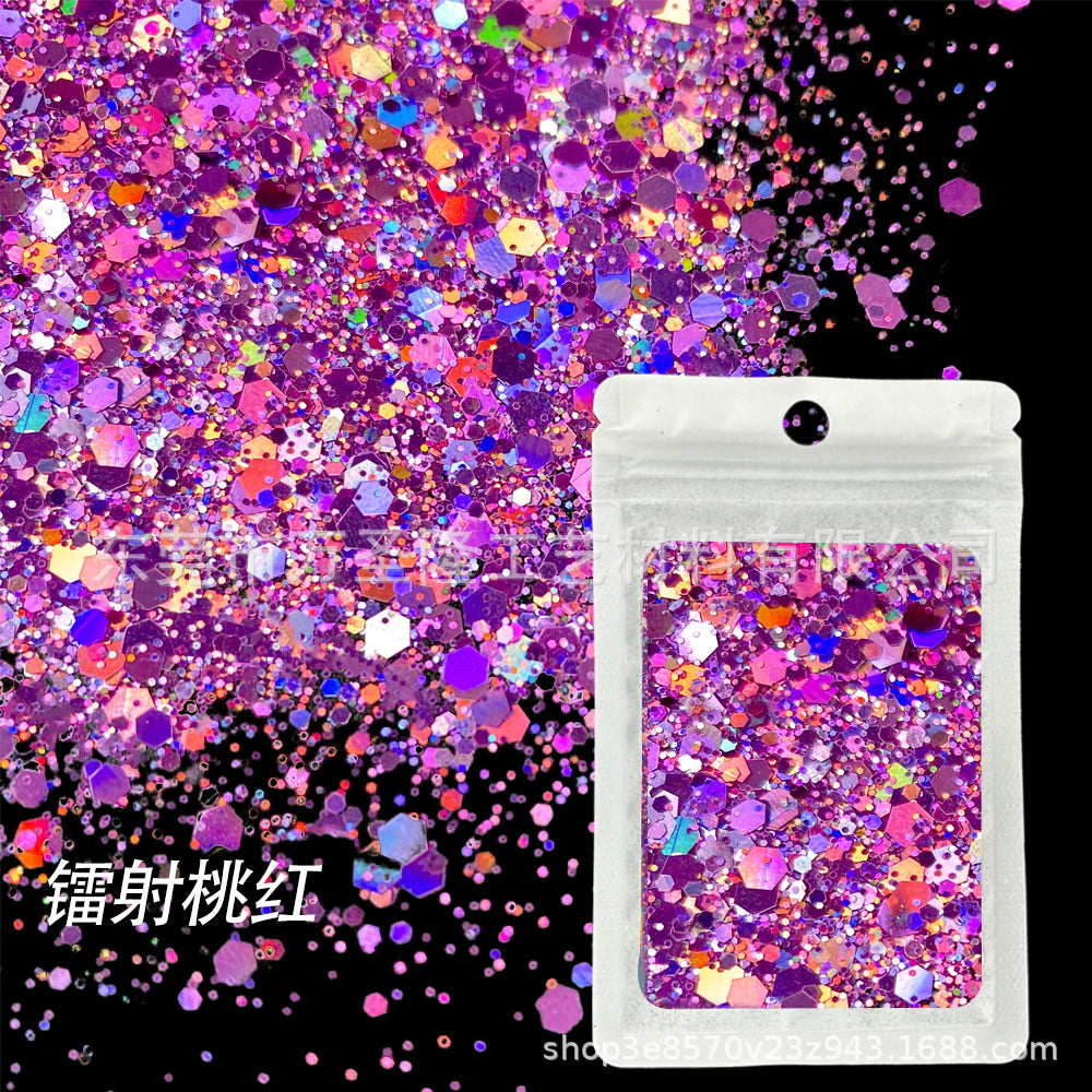 Wholesale Popular Holographic Mixed Size Sequins Filler